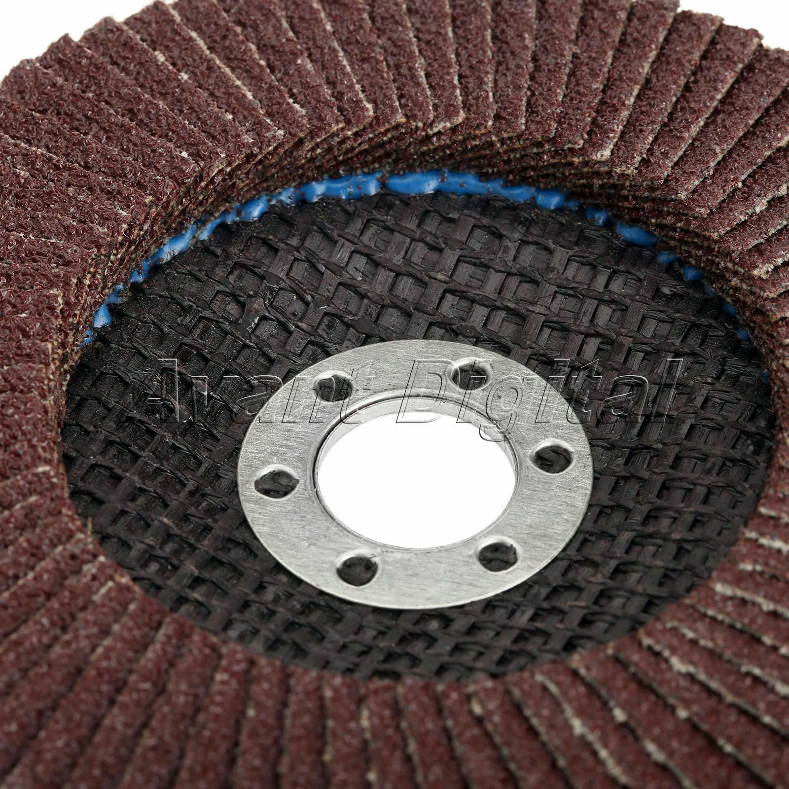 10x Aluminum oxide 60 Grit 4" Abrasive Flap Sanding Disc Grinding Flap  Wheel