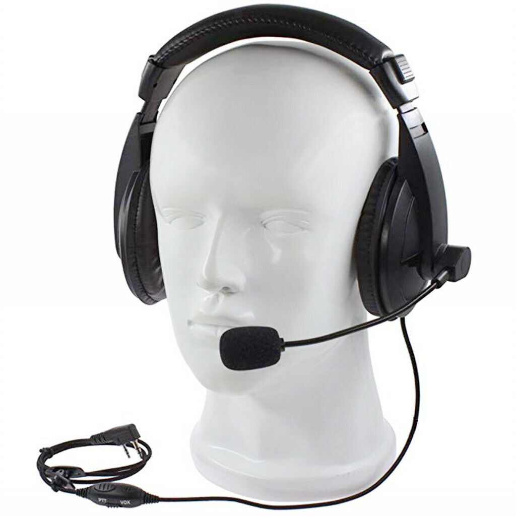 Over Head Earpiece Headphone with Finger PTT and Mic for   777S RT21/22
