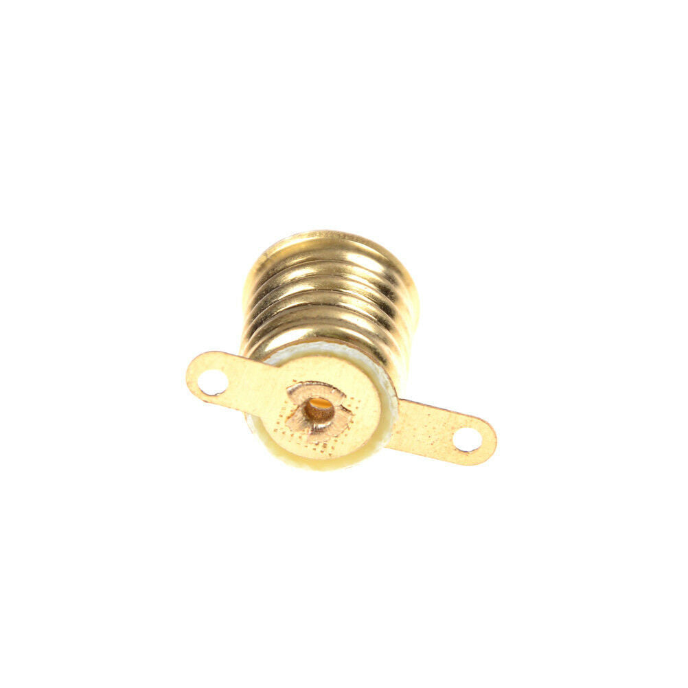 5pcs/set E10 Straight Copper Light Bulb Screw Base PCB Socket Lamp Holde.l8