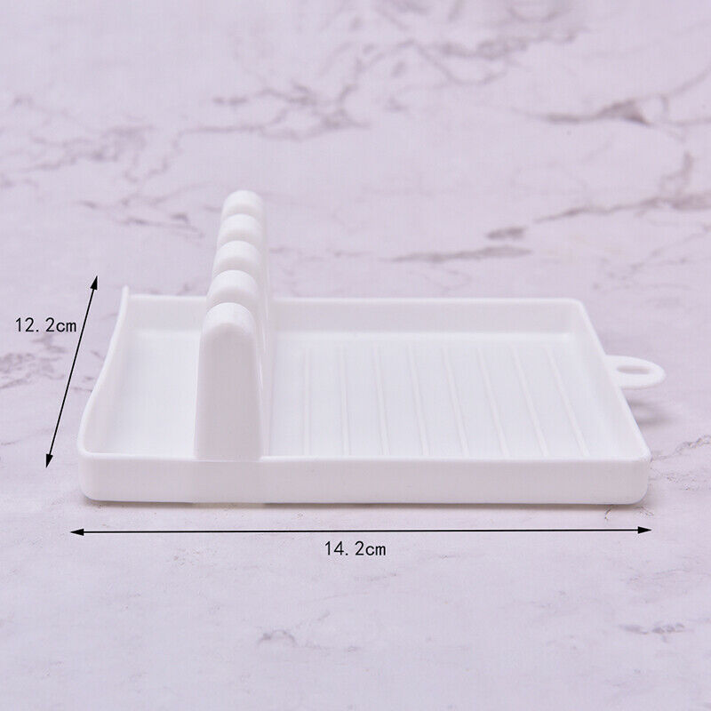 Kitchen Cooking Tools Spoon Rest Utensil Spatula Holder Heat Storage Shel.l8