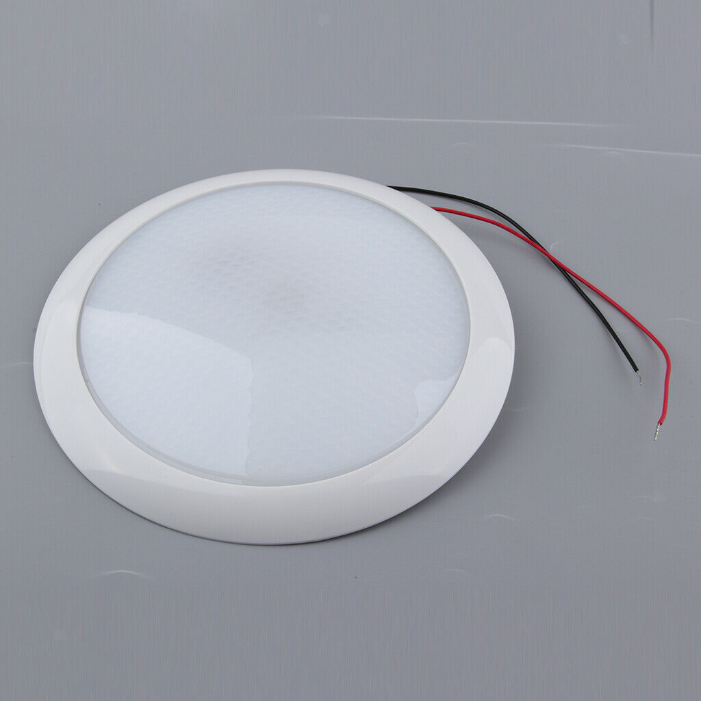 Marine Boat RV Interior LED Disk Light Ultra-thin Ceiling Dome Light White