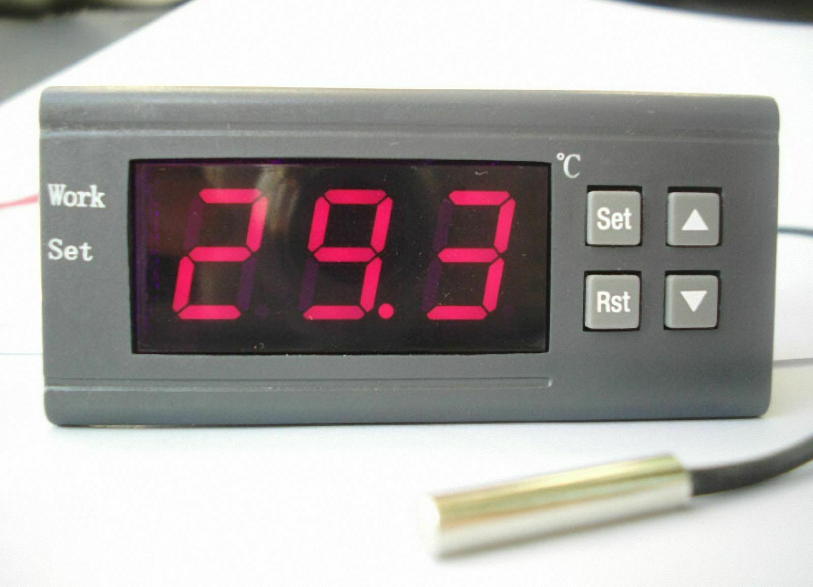 1 of DC 12V Digital Temperature Controller Thermostat  F fahrenheit [M_M_S]