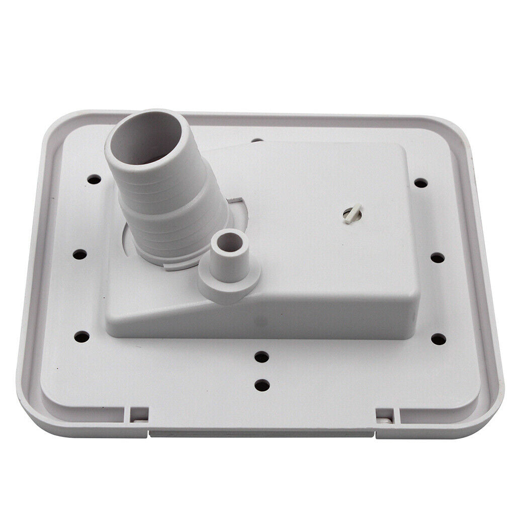 White Plastic Gravity/City Water Hatch Fill Dish Lock Keys for RV Trailer Camper