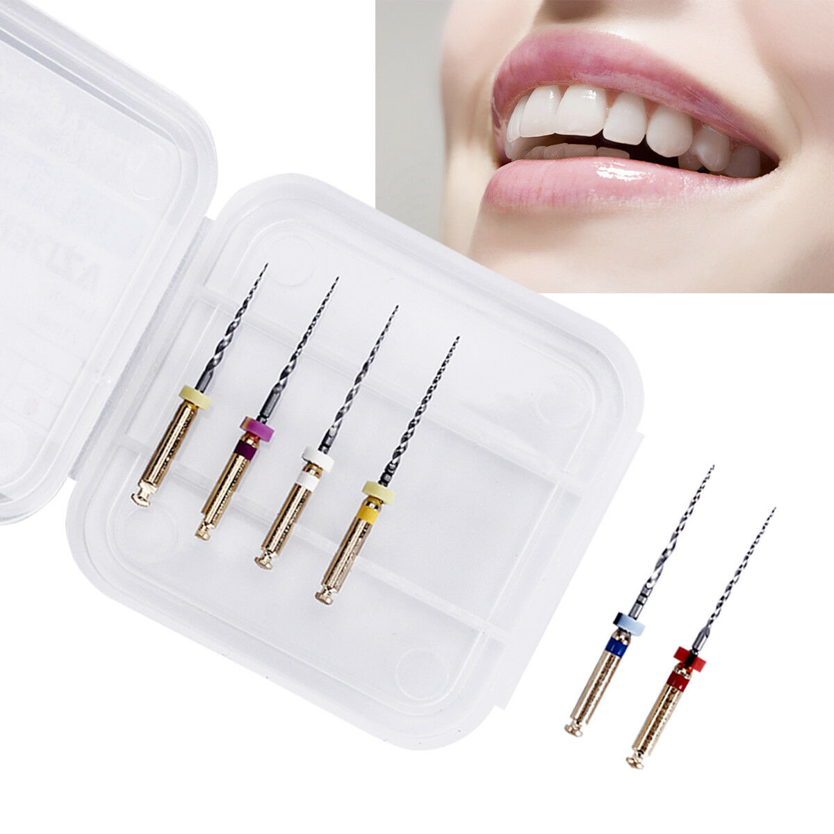 20 X AZDENT Dental Endo NiTi Taper Super Rotary File Engine Use SX-F3 21mm
