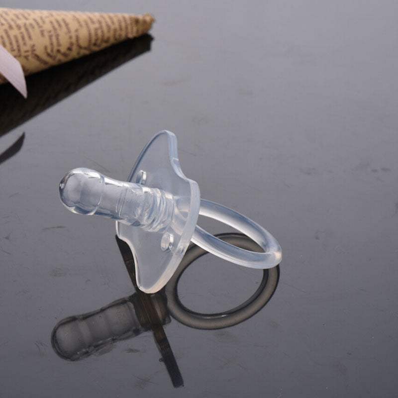 1 Pcs Newborns Baby Pacifiers Safety Soft Silicone Bite Gags Pacifier Care_DD