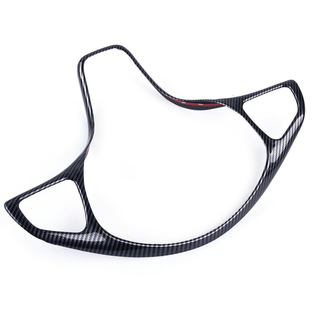 Carbon Fiber Steering Wheel Trim Fit for Benz C-Class W205 GLC-Class X253 Atn