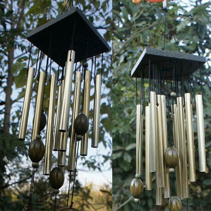 1 X Large Wind Chimes Bells Copper Tubes Outdoor Yard Garden Home Decor Ornament