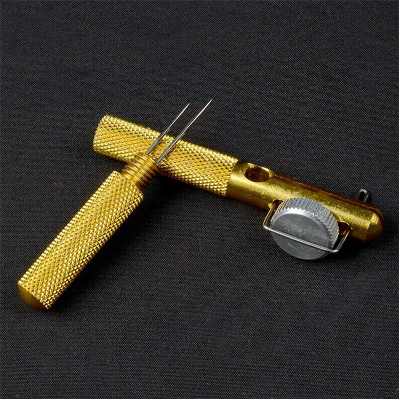 Fishing Line Knot-tying Tool Tied Hook Manual Dual Needle Wire Fishing To JD