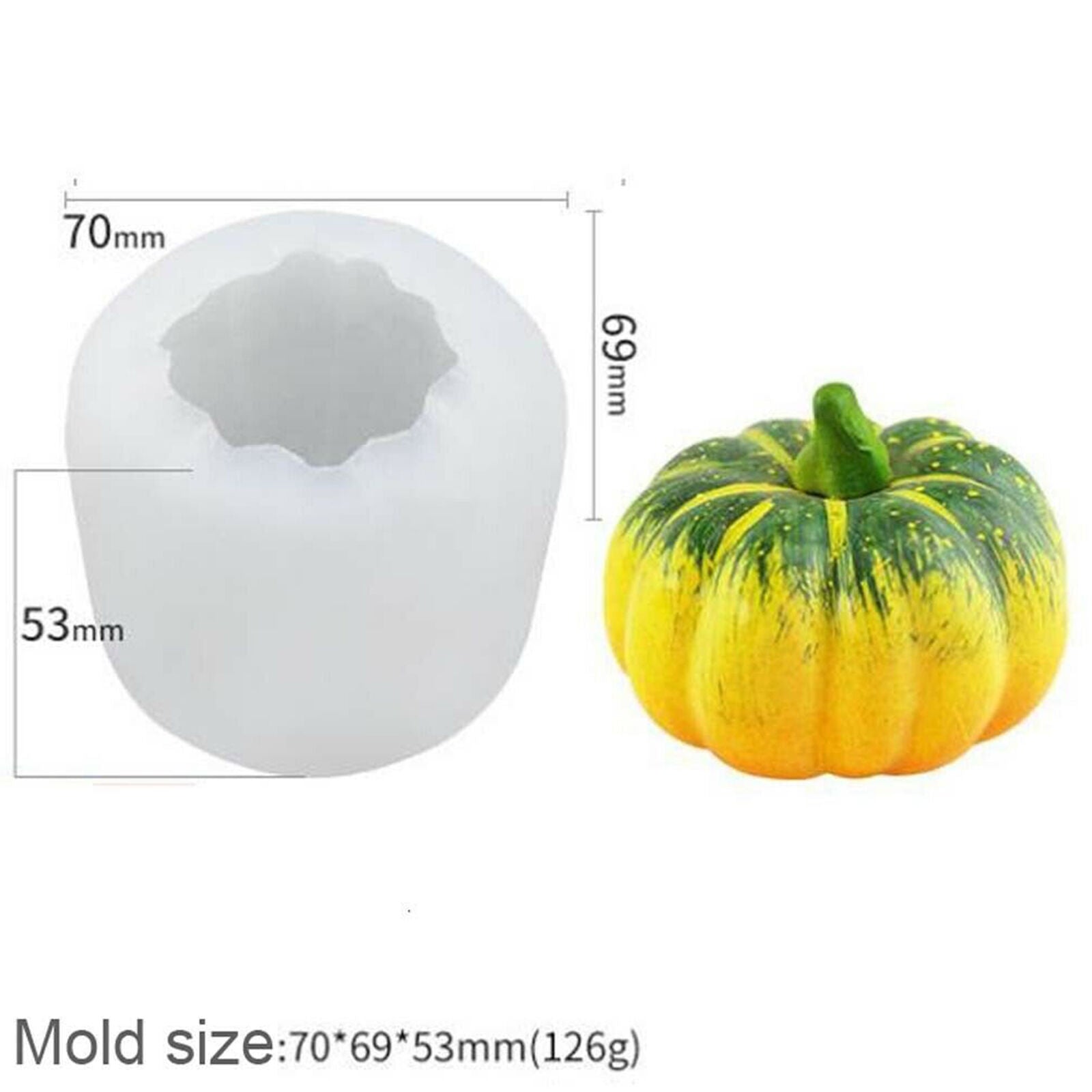 Pumpkin Mold Handmade DIY Soap Silicone Mould Chocolate Mold Fondant Cake Molds