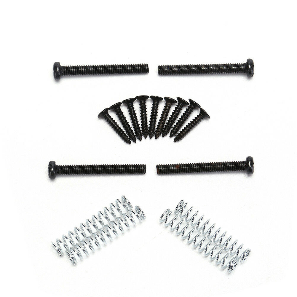 Guitar Humbucker Pickup Ring+Mounting Screws Set Kit Easy Install black c.l8