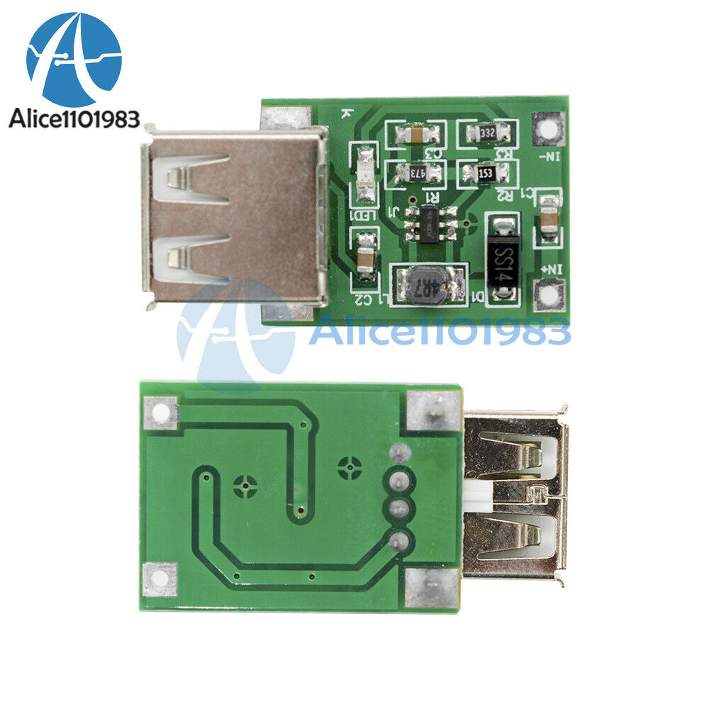 DC-DC 0.9V-5V to 5V 600MA Step-Up Booster USB Mobile Power Supply Module