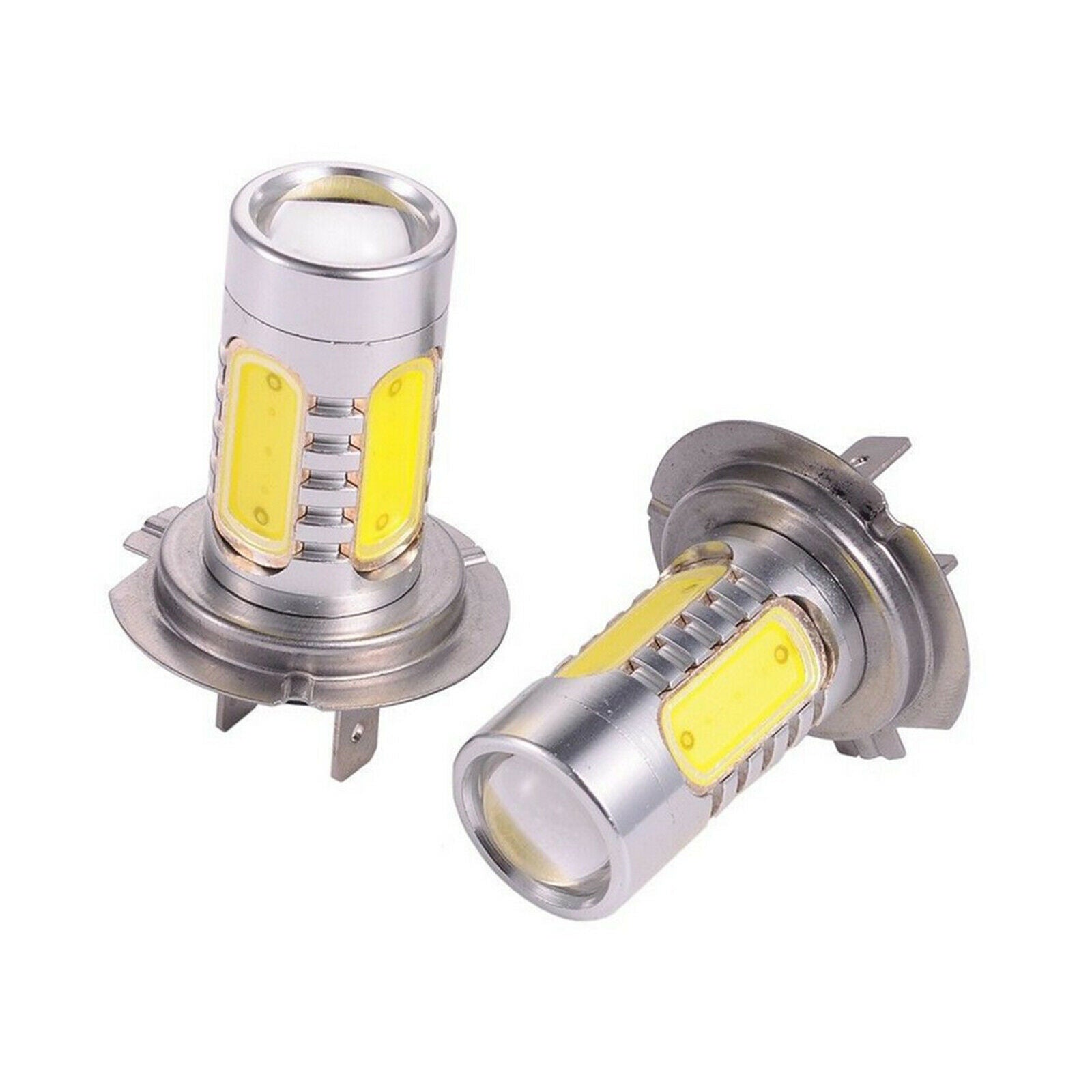 H7 7.5W LED Fog Light Bulb 2x 12V DC 6500K-7000K White Light for Truck