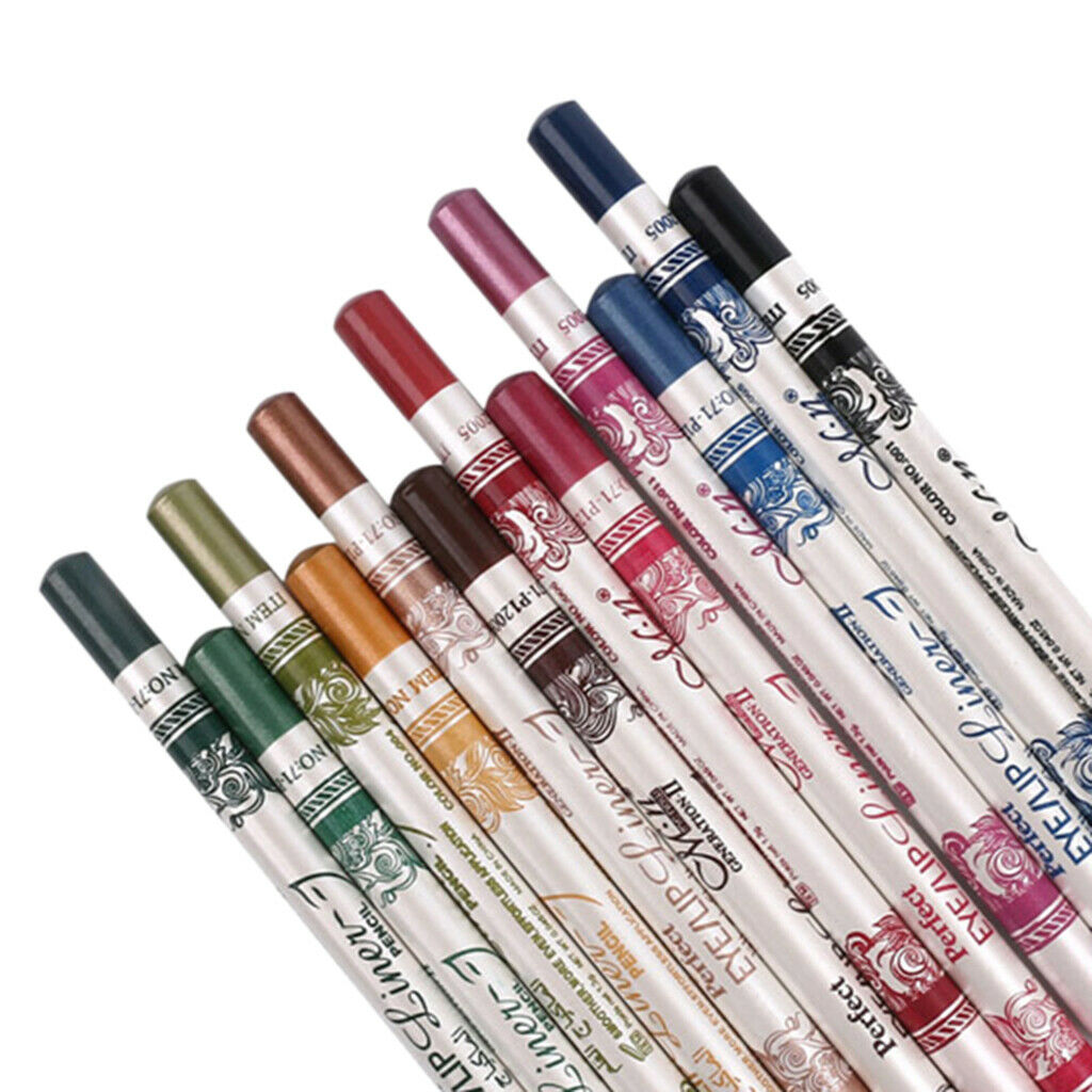 Waterproof Pencil for Eyeliner Shadow Eyes Makeup Lip Liner Eyebrow Comestic