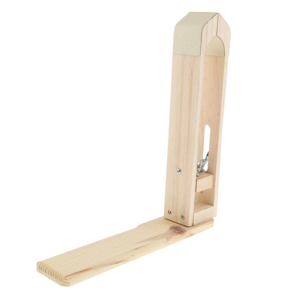 Heavy Duty Solid Wood Leather Sewing Clamp for Securely Holds