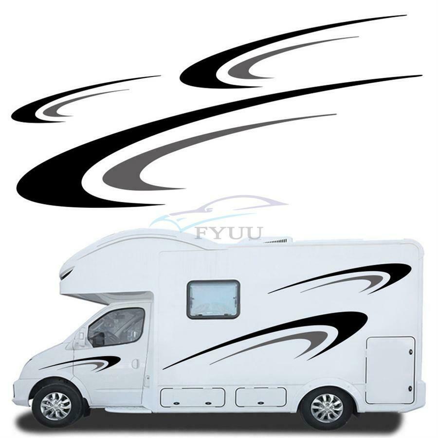 7 Pieces Sun-proof Waterproof Vinyl Car Decoration Decals For Camper RV Trailer