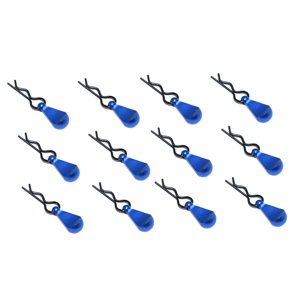 1/8 1/10 RC Car/Truck/Buggy/Crawler Metal Body Clips R-shape Upgrade Parts