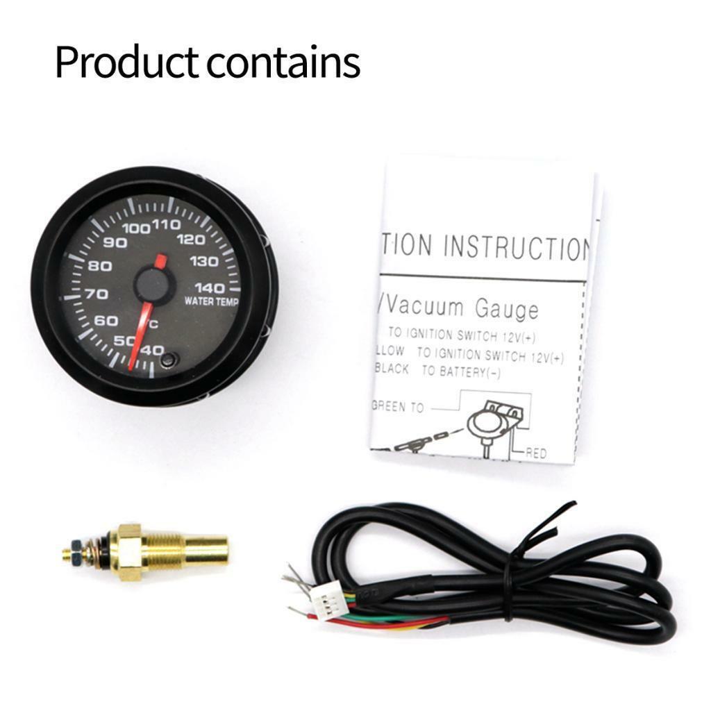 52mm Auto Car Electrical Digital Oil Temp Meter Gauge with Sensor 40-140â„ƒ