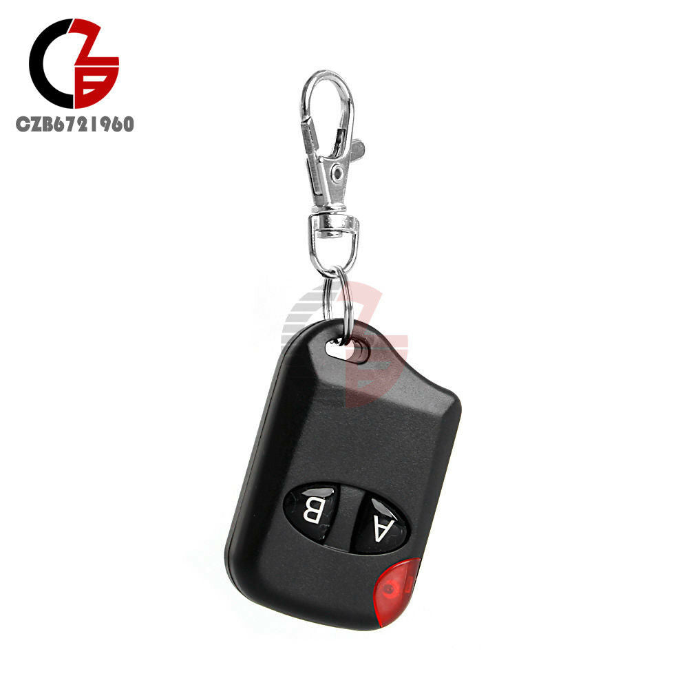 2 Button RF Wireless Remote Control Transmitter Garage Door DC12V 433MHz New