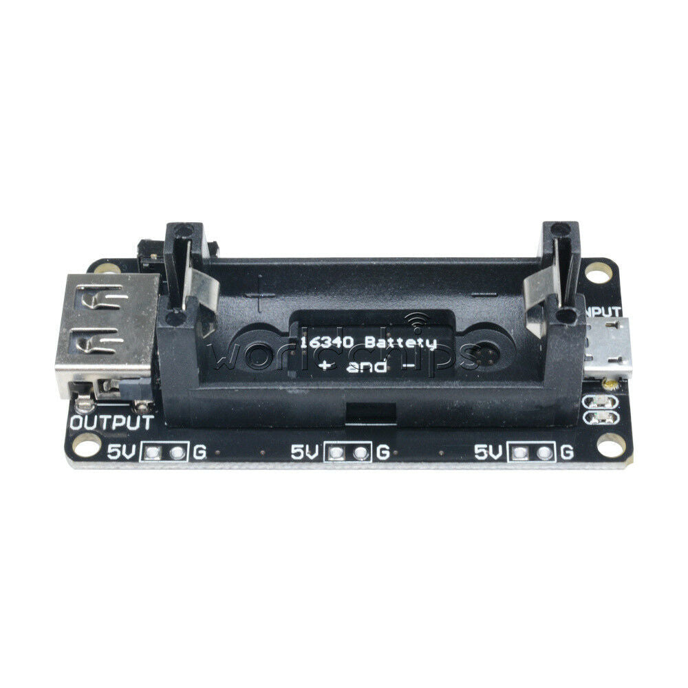 3.3/5V Micro USB 16340 lithium Battery Shield Mobile Power Charging Module