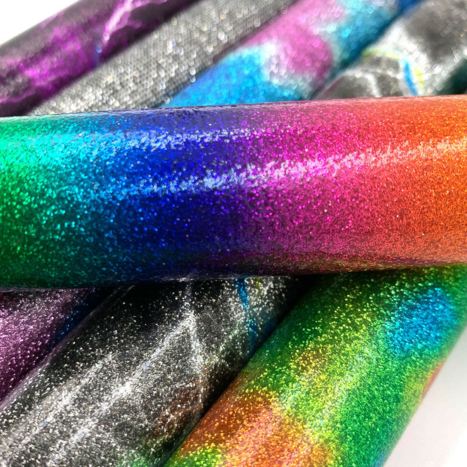 7Pcs Heat Transfer Vinyl Iron On HTV Sheet Film Glitter Cameo Garment Design