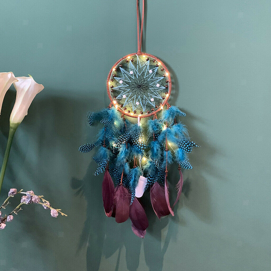 Traditional Woven Dream Catcher Handmade Boho Pendant Hanging Art Decor