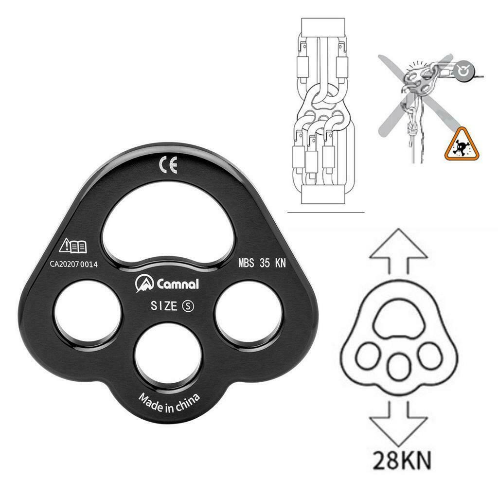3-Pieces Tri-Rig Small Flat Rigging Plate