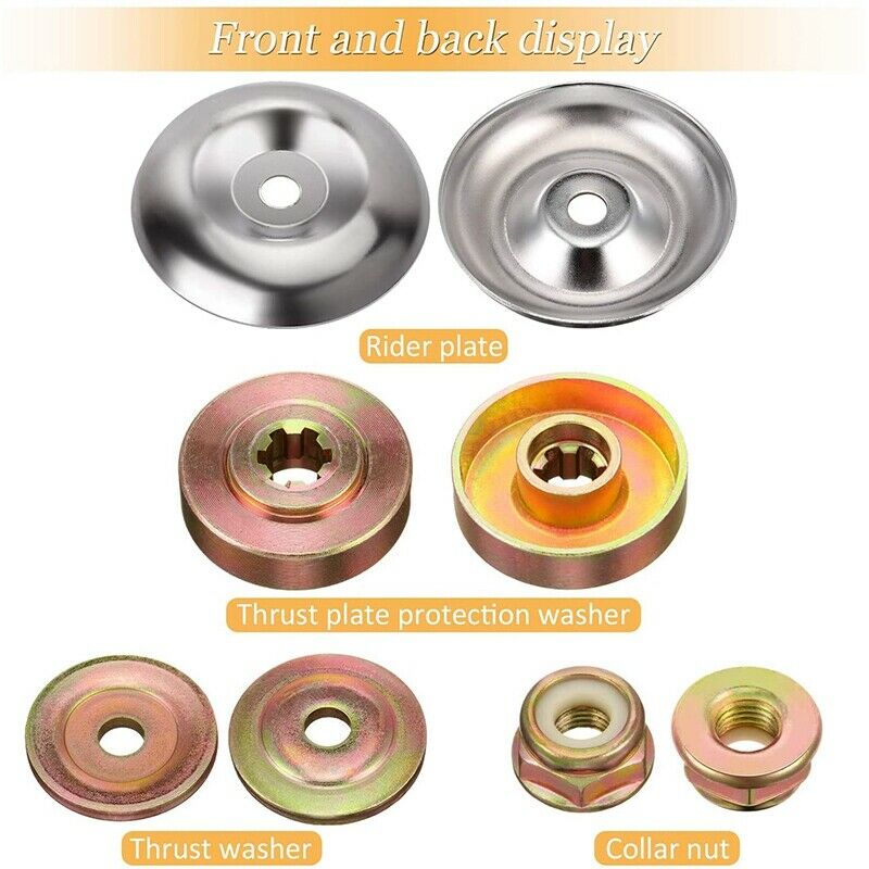 8 Pieces Weed Lawnmower Blade Adapter Kit Weed Grass Blade Adapter Include ThrY5
