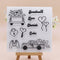 Heart Car Silicone Clear Seal Stamp DIY Scrapbooking Embossing Photo Album Decor