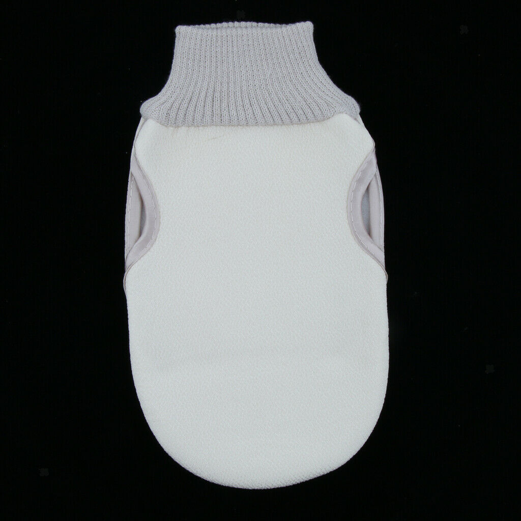 Adults Kids Soft Exfoliating Bath Glove Shower Skin Care Scrubber White