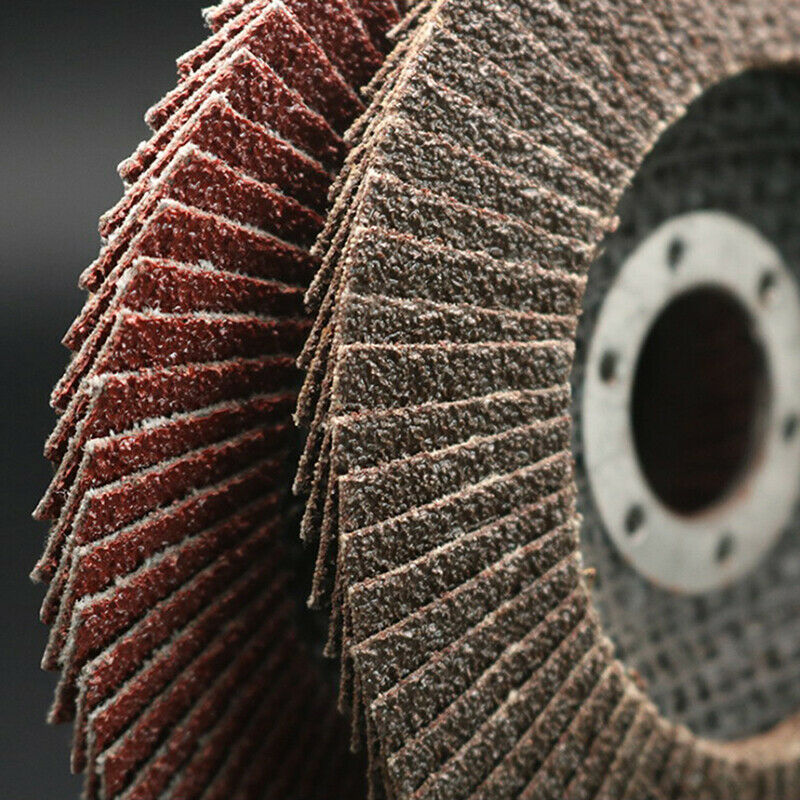 115mm/4.5'' Flap Wheels Grinding Sanding Discs 60 Grit Angle Grinde.l8