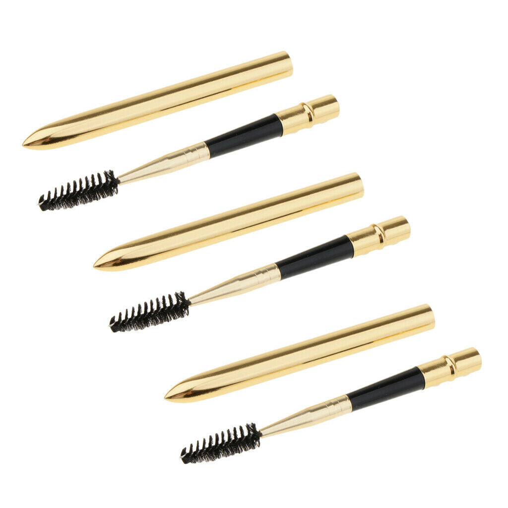 Pack of 3 Makeup Eyelash Extension Mascara Wand Eyebrow Grooming Brush