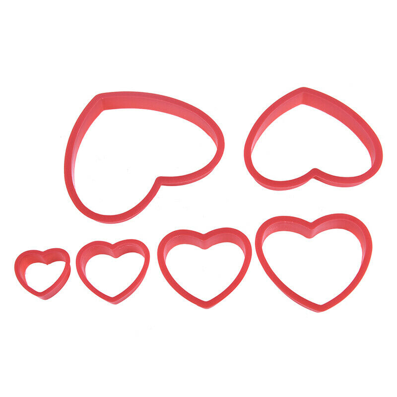 Loving Heart Cookie Cutters Valentines Baking Fondant Cake Mold DIY Biscu.l8