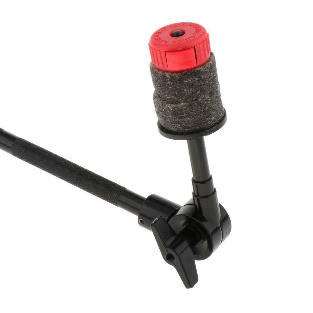 Steel Cymbal Stand Holder Arm Knurled Rod with Nut Accessories Hardware