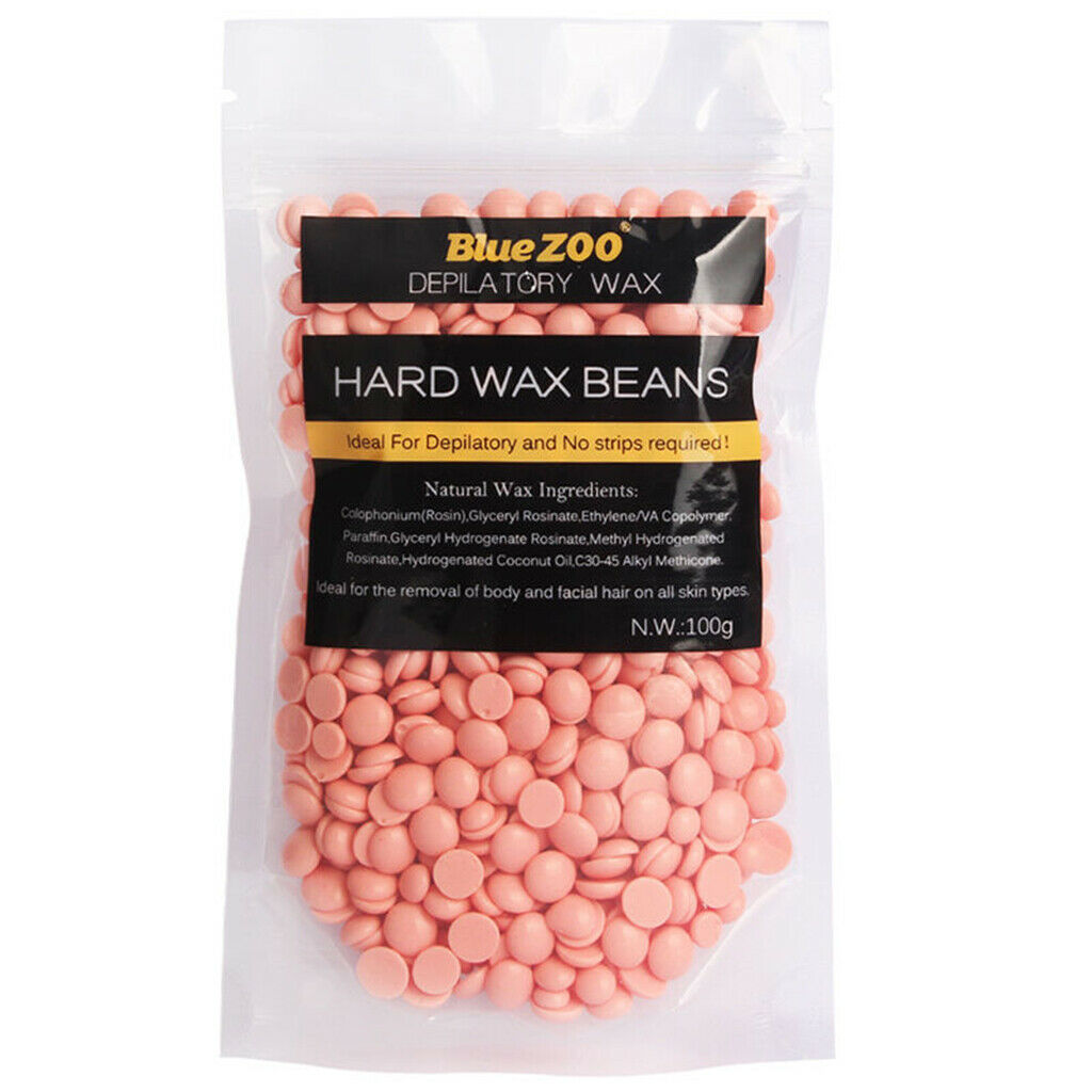 3 X Hard Wax Beans No Strip Film Hard Pellet Waxing Body Bikini Hair Removal
