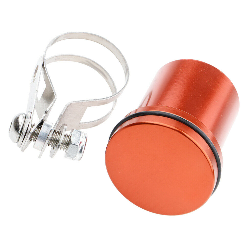 Motorbike Brake Master Cylinder Fluid Reservoir Clutch Tank Oil Cup Orange