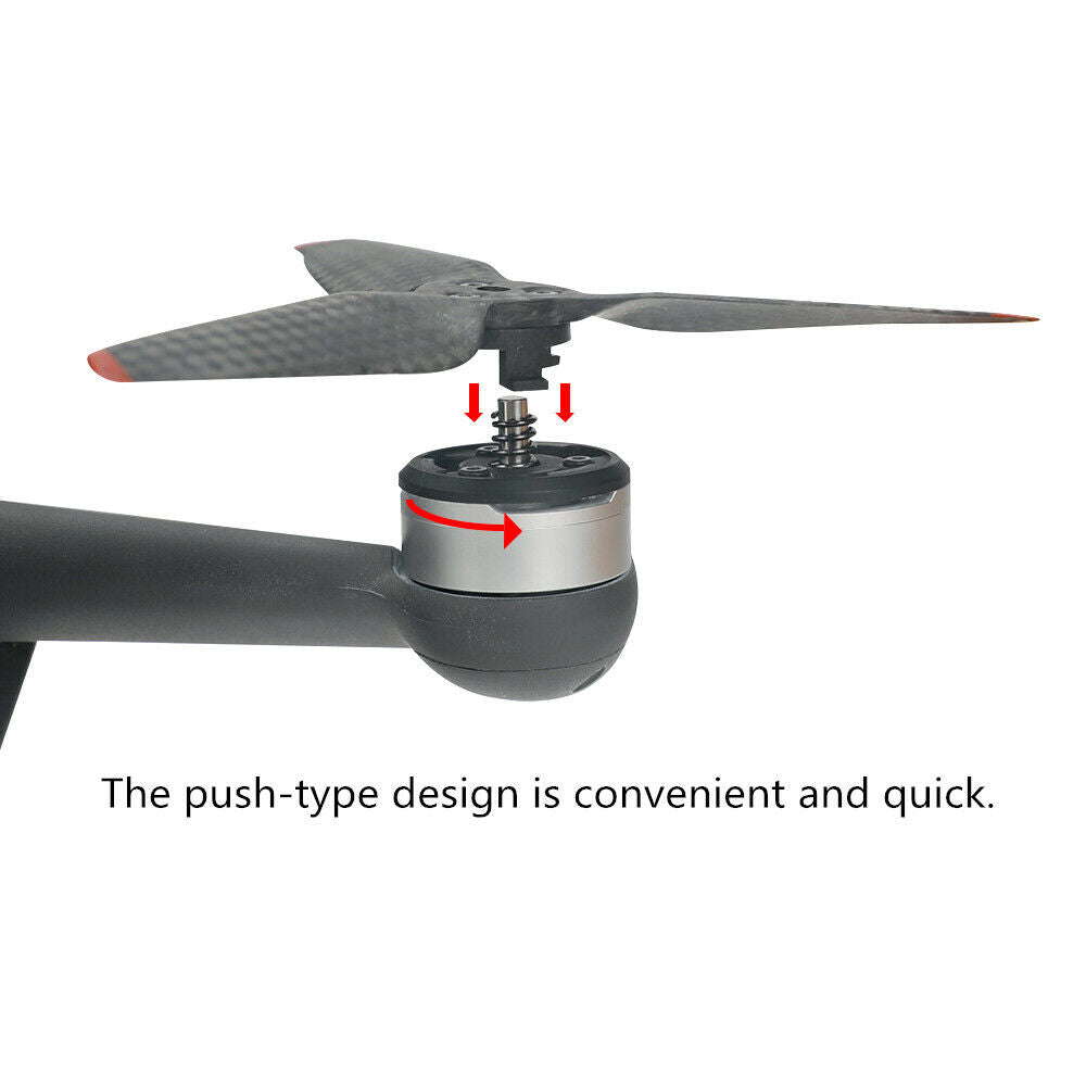 Carbon fiber propeller blades for DJI FPV Combo ride through aircraft drone
