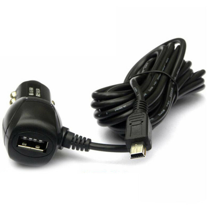 Mini USB Port5V 2A Car Charger Adapter For Car DVR Vehicle Charging 3.5mCa.l8