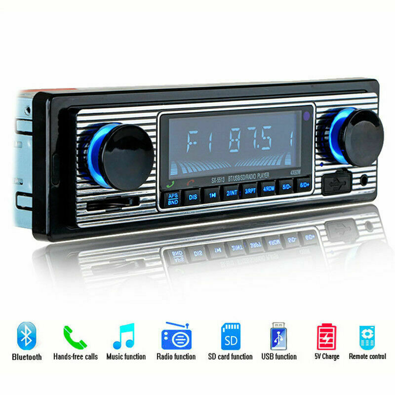 4-Channel 1 Din Digital Bluetooth Audio USB/SD/WMA/MP3/WAV Radio Stereo Player