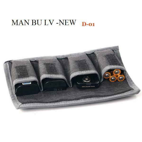 Nylon DSLR Battery Bag Holder Case Storage with 4 Pocket For AA/AAA Battery and