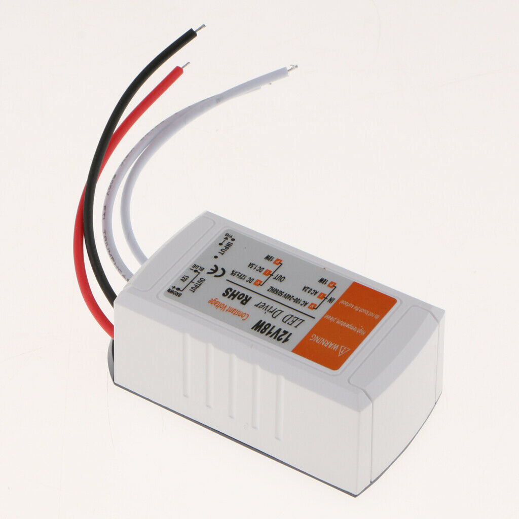 Outdoor LED Transformer , LED Driver to 12V DC Output , for LED Light 18W