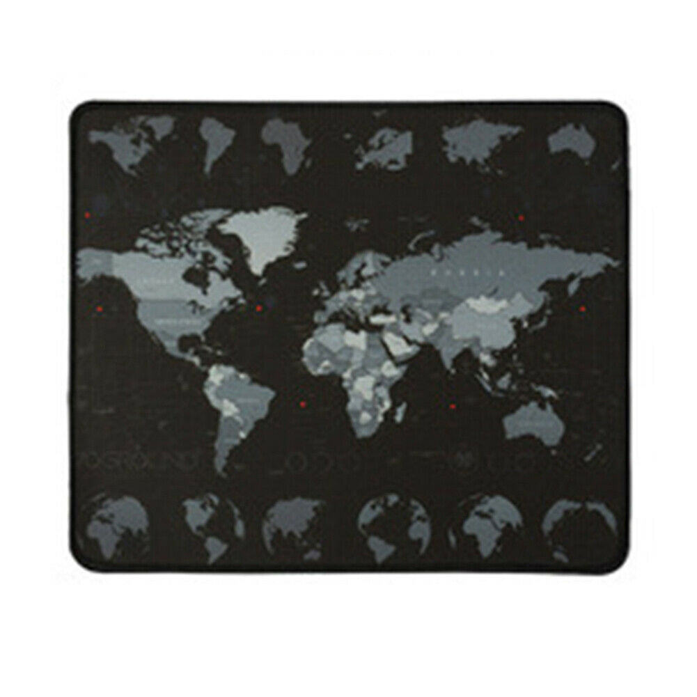 World Map Natural Rubber Mouse Pad Waterproof Game Desk Mousepad Keyboard Mat