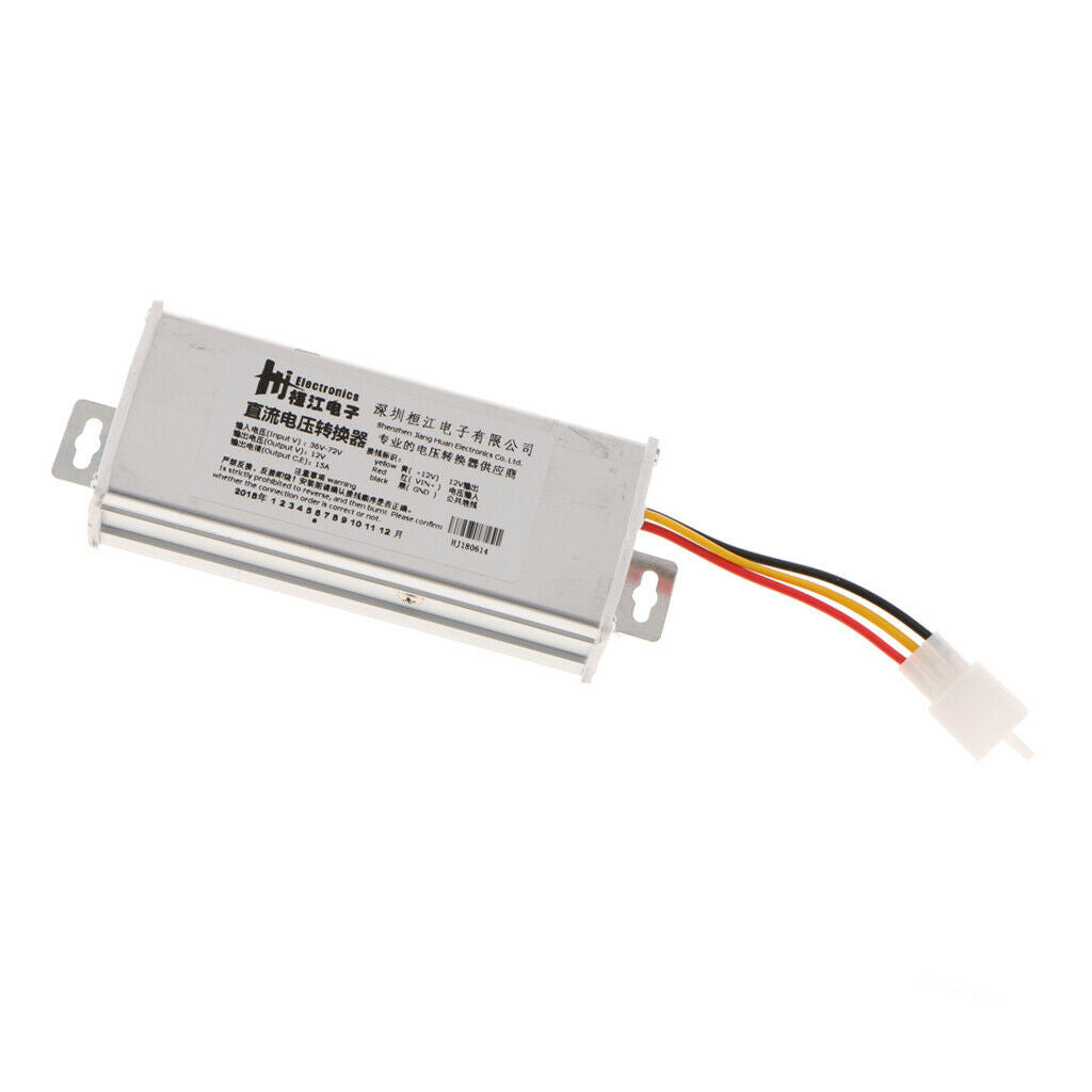 DC to DC Buck Converter 36V-72V to 12V 15A Power Supply  Module for Auto Car