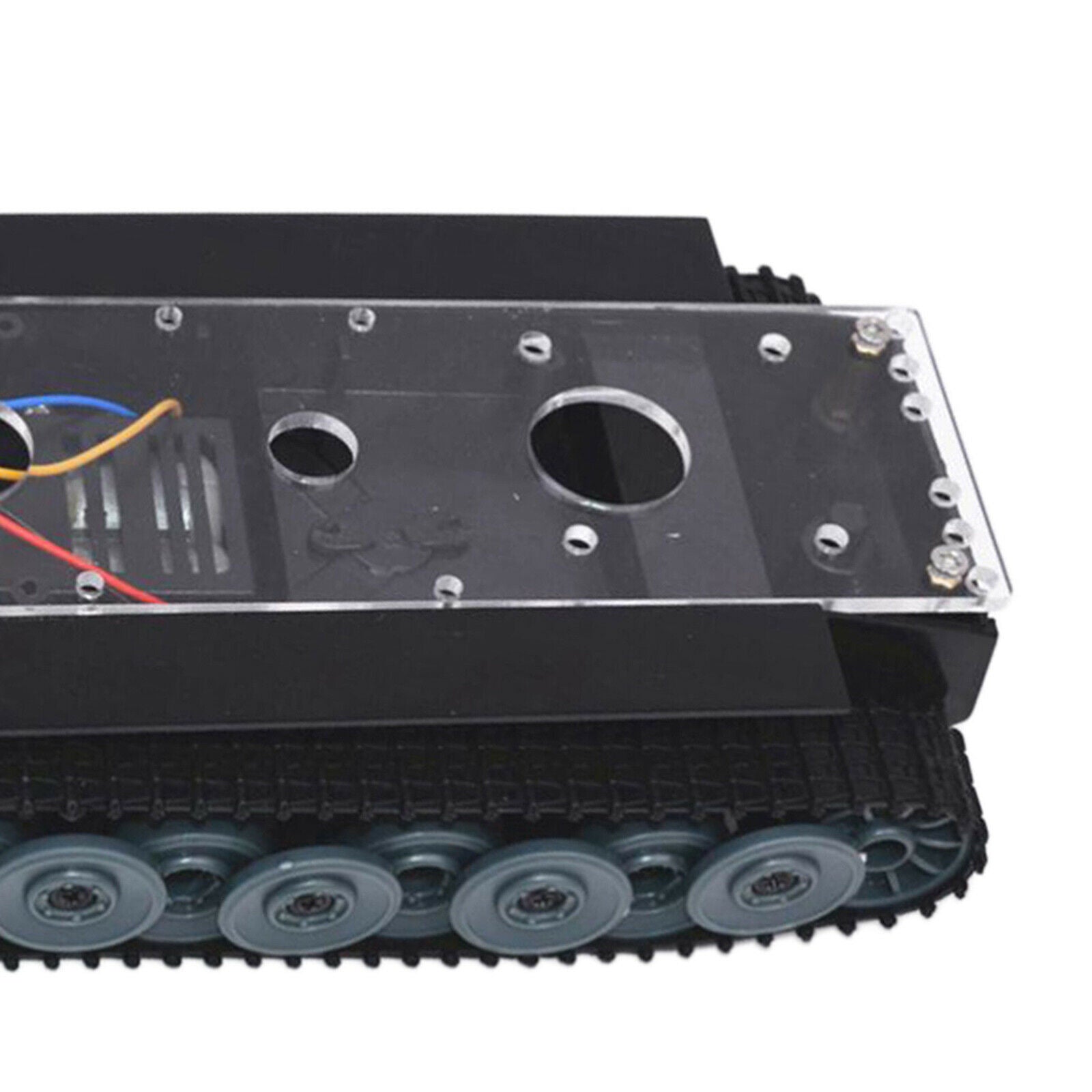 Acrylic 1:32 Smart Robot Tank Chassis Kit Platform Chassis Kit 130 Motor