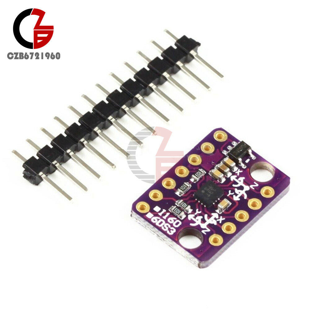BMI160 6-axis Rate Gyro 6DOF Gravity Accelerometer Sensor Module IIC SPI