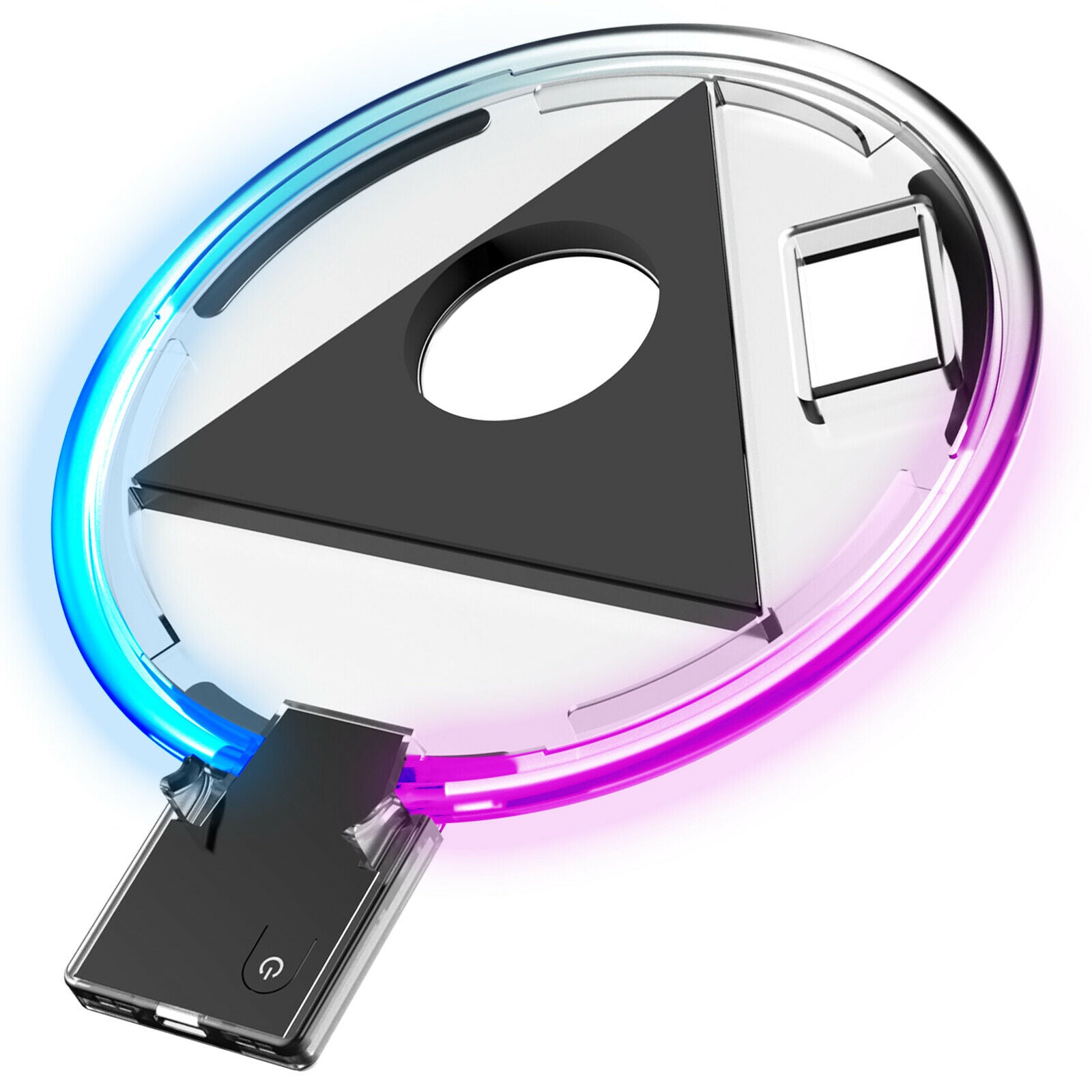 RGB Base LED Atmosphere Light Vertical Horizontal Stand for PS5 Host Game