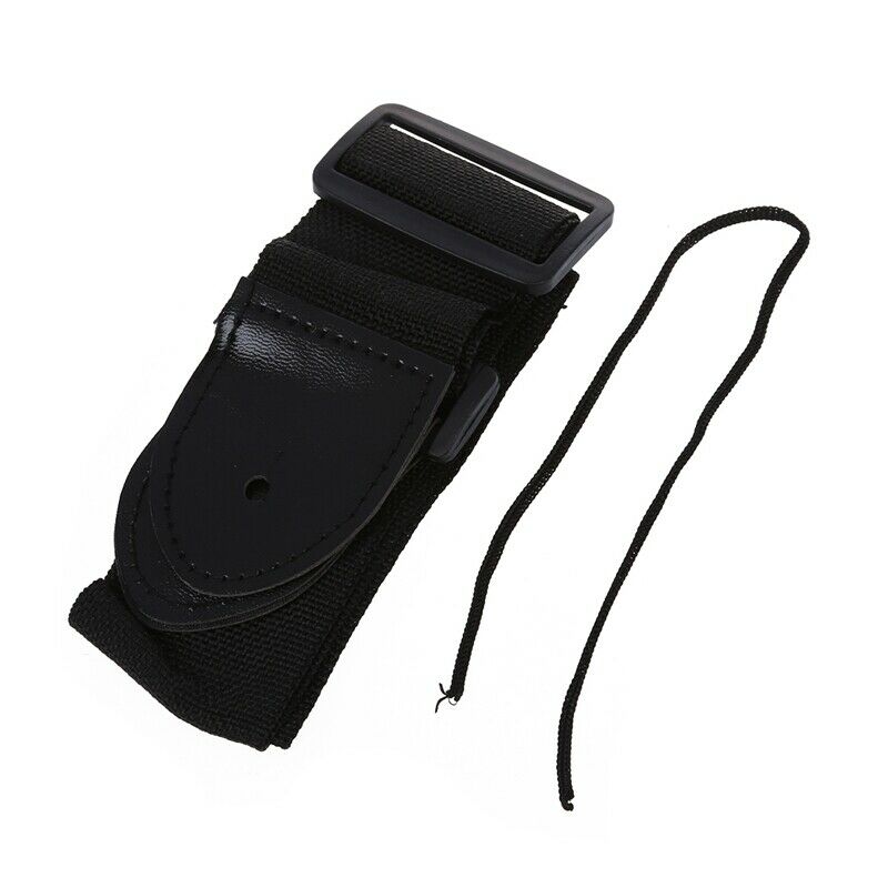 Adjustable Guitar Strap Band Acoustic Electric 132 x 6cm Black Y7L2