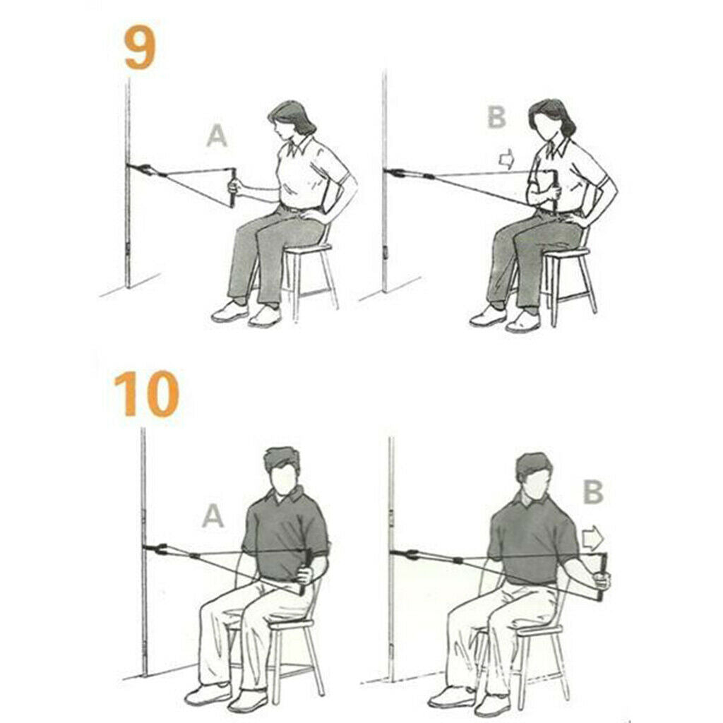 Exercise Resistance Bands Pull Up Rope Golf Swing Training Aids for Fitness