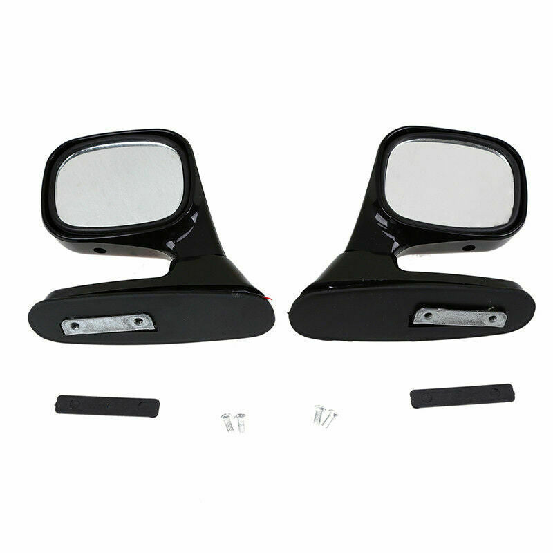 Pair Car Auto SUV Pickup Side Rear View Mirror Left Right Side Black Universal
