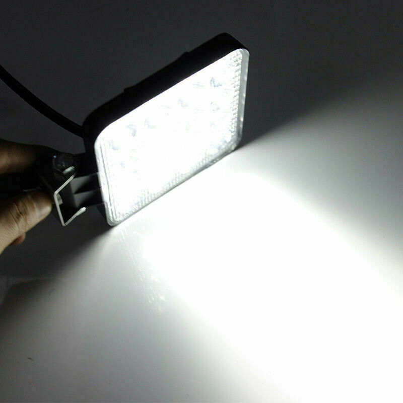 4Inch Square 48W 16LED Work Light Off Road FLOOD Beam Fog Lamp For Car Truck FT
