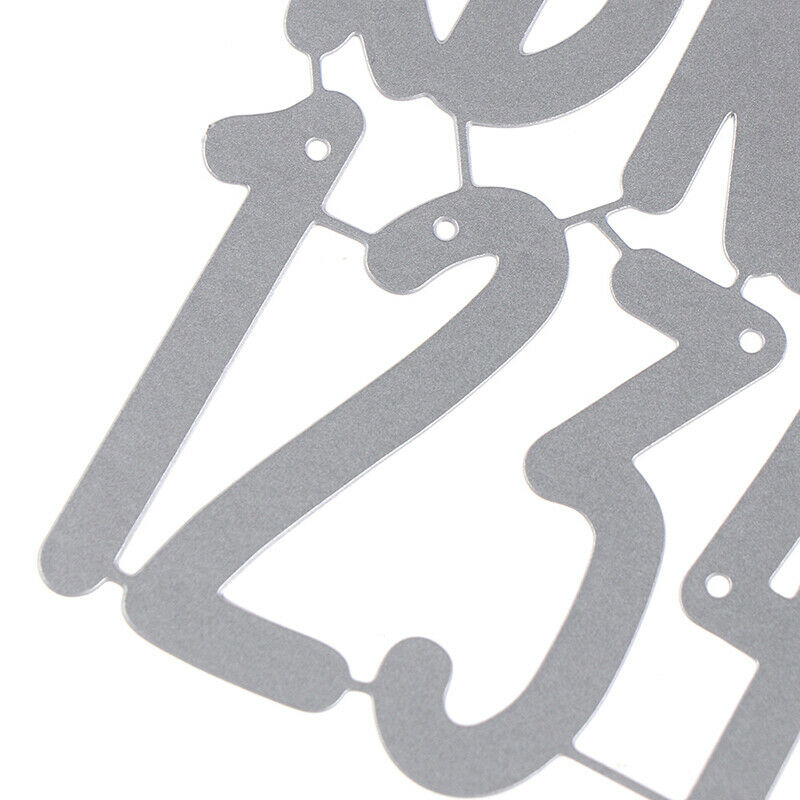 Digital Set Die Cut Numeral Metal Cutting Dies Stencil Scrapbooking Embos Tt